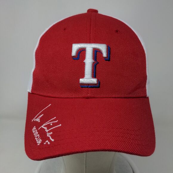 Texas Rangers Progressive 30/30 Club Strapback Hat Red OSFM Embroidered - Picture 2 of 8